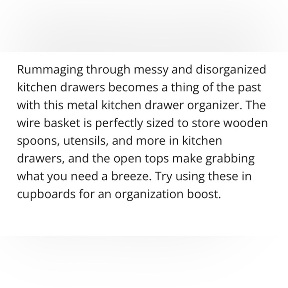 mDesign metal farmhouse storage bin containers set of 4. NWOT - Picture 6 of 6